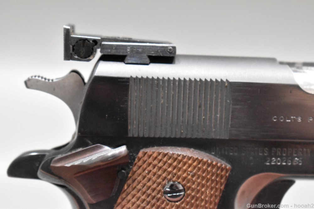 Remington Rand 1911A1 NRA Bullseye Semi Auto Pistol 45 ACP Colt C&R-img-3