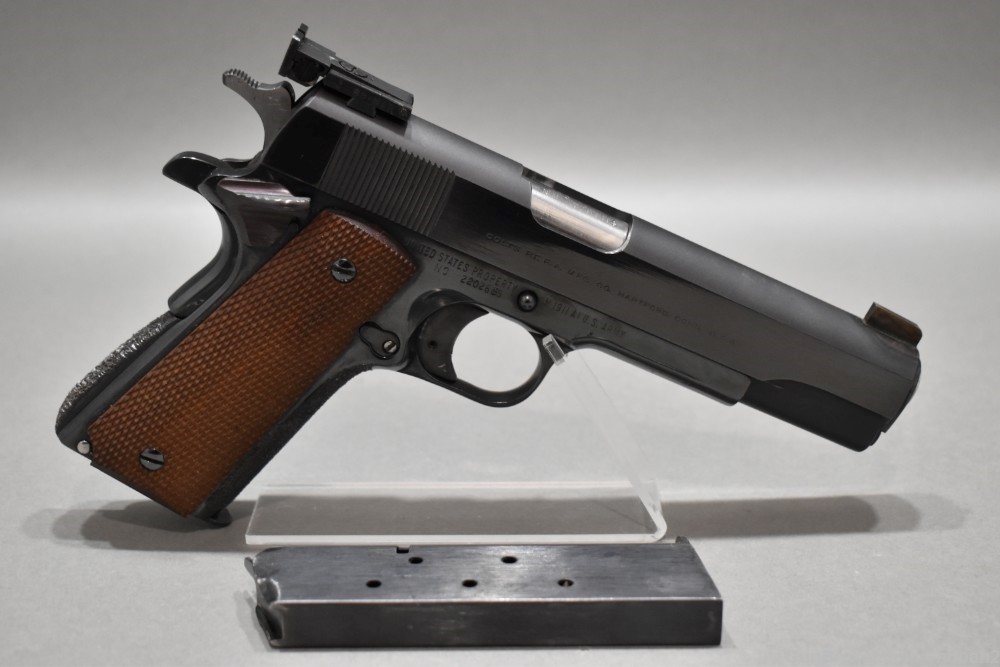 Remington Rand 1911A1 NRA Bullseye Semi Auto Pistol 45 ACP Colt C&R-img-0