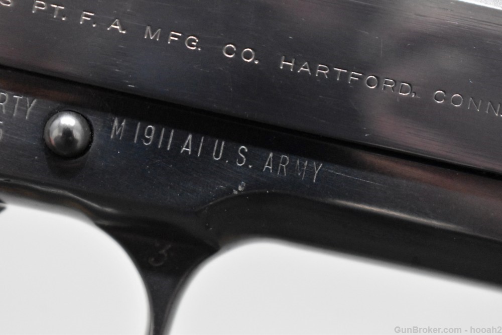 Remington Rand 1911A1 NRA Bullseye Semi Auto Pistol 45 ACP Colt C&R-img-28