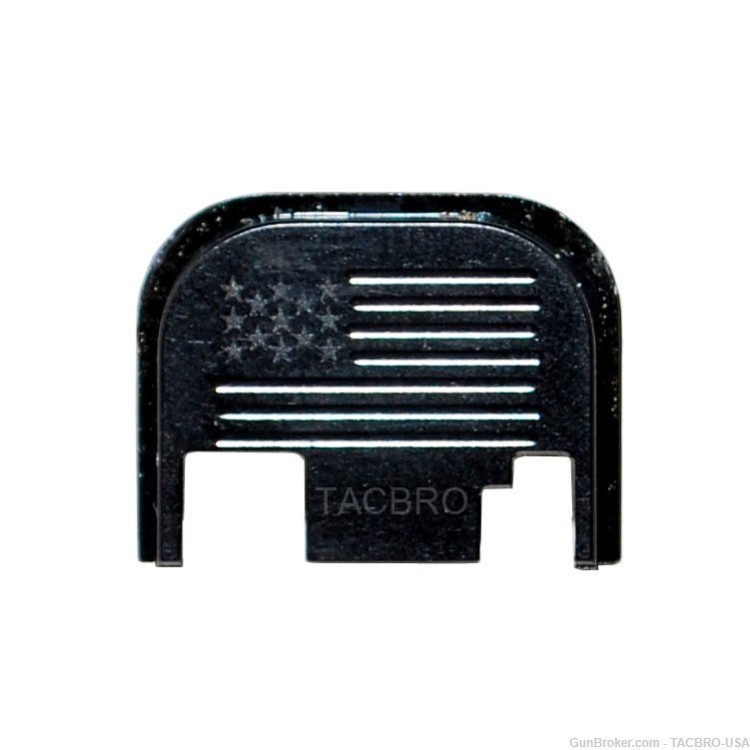 TACBRO Laser Star Flag Slide Rear Cover Back Plate Fit Glock Gen 1 2 3 4 -img-1