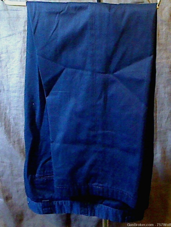 USAF Blue DSCP Bremen-Bowdon Uniform Trousers Poly/Wool 32" Waist-img-0