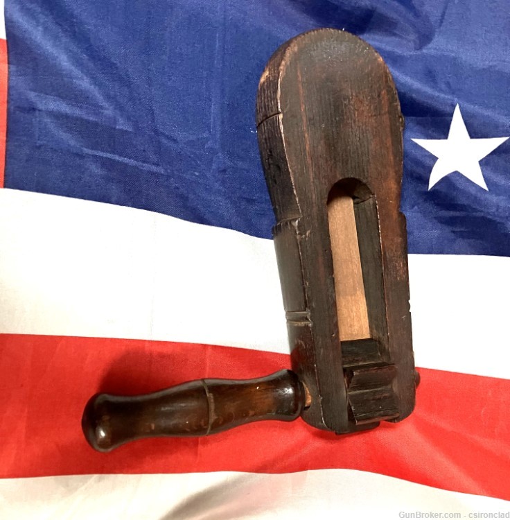  Civil War battle rattle, naval,Wooden-img-0