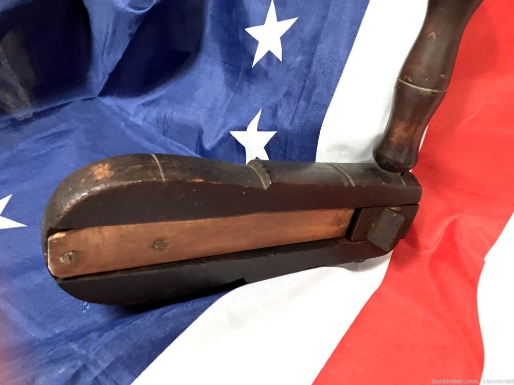 Civil War battle rattle, naval,Wooden-img-2