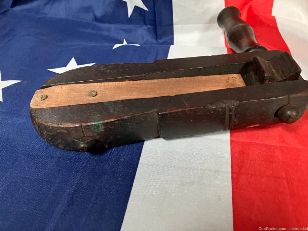  Civil War battle rattle, naval,Wooden-img-3
