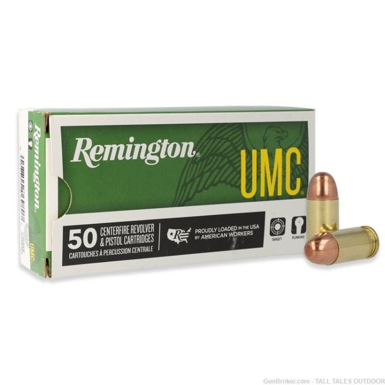 Remington UMC .380 Auto 95gr FMJ #23720 50 Rounds New-img-0