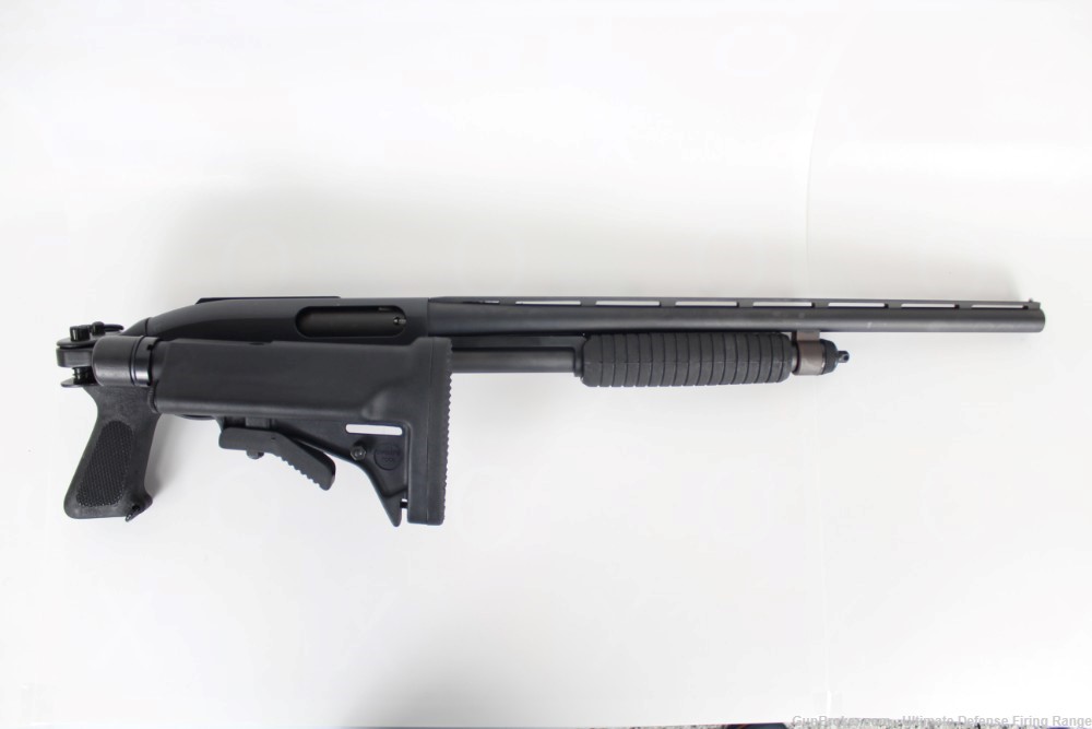 Excellent Remington 870 Pump 20 Gauge Home Defense Folding Stock Shotgun-img-2