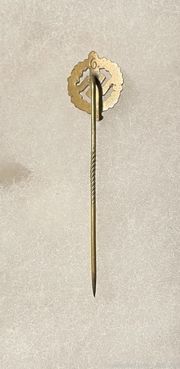 W.W. II. German  Bronze “SA” Sports Badge Stick Pin-img-3