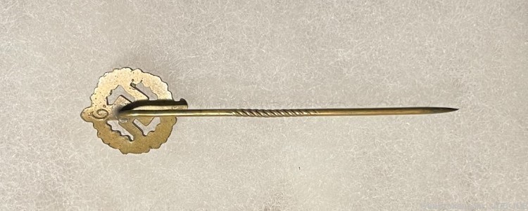 W.W. II. German  Bronze “SA” Sports Badge Stick Pin-img-4