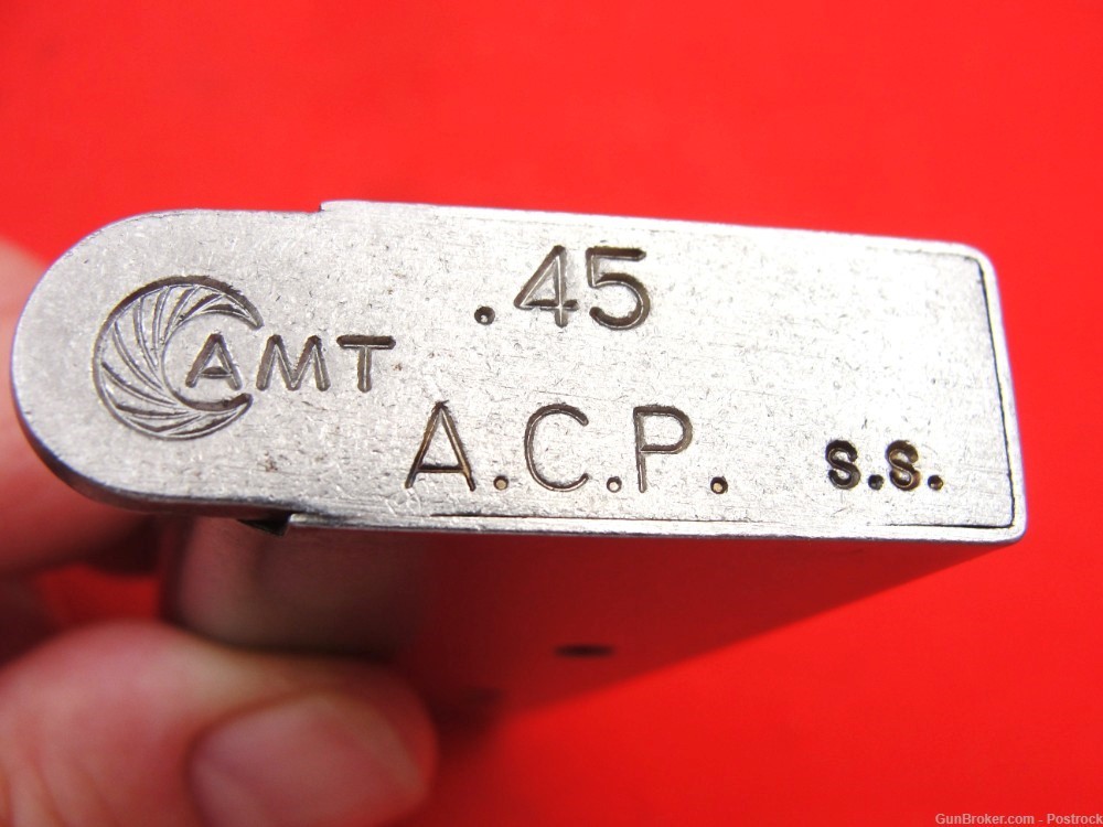 AMT backup 45 ACP stainless factory magazine-img-4