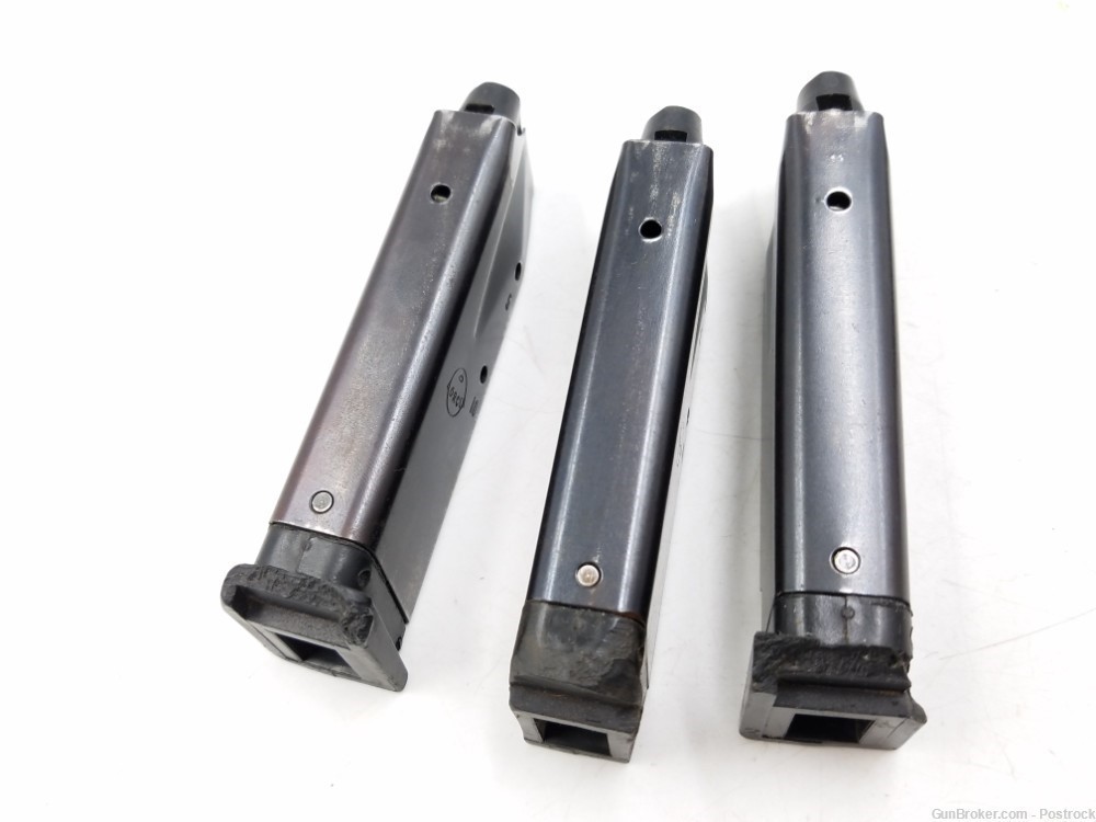 Lot of 4 Lorcin L9 L9mm 9mm dammaged magazines 3 10rd Mags, 1 13rd Mag-img-2