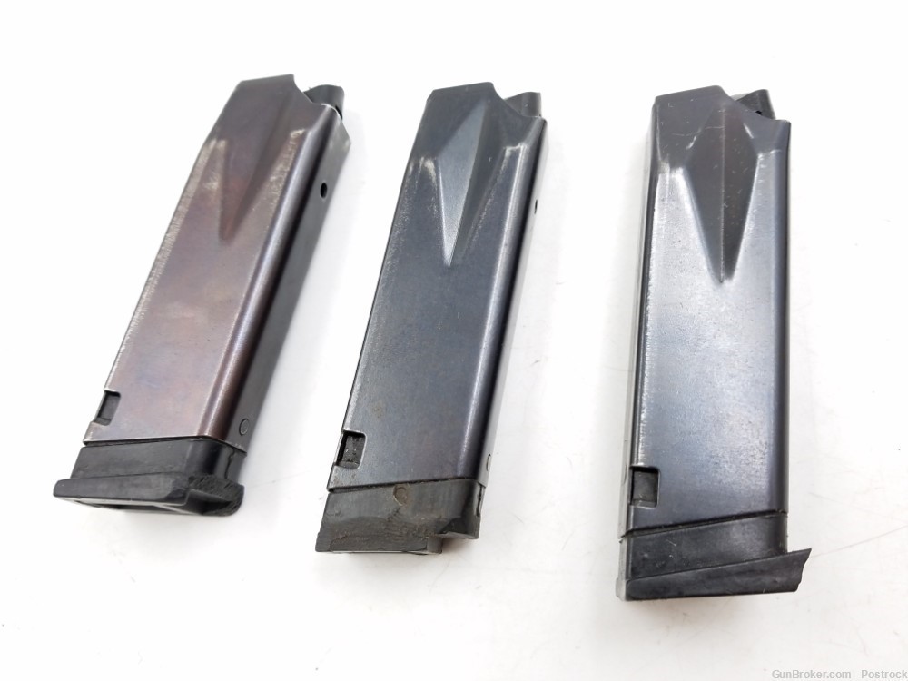Lot of 4 Lorcin L9 L9mm 9mm dammaged magazines 3 10rd Mags, 1 13rd Mag-img-4