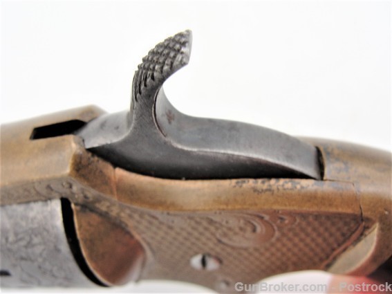 Manhattan pocket 22 Short 7 shot revolver Factory Engraved (WP)-img-21