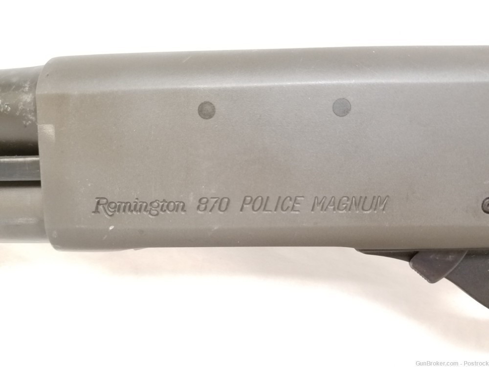 Remington 870 Police Magnum 12 Gauge Shotgun w/ Choate Tool Corp Stock-img-2