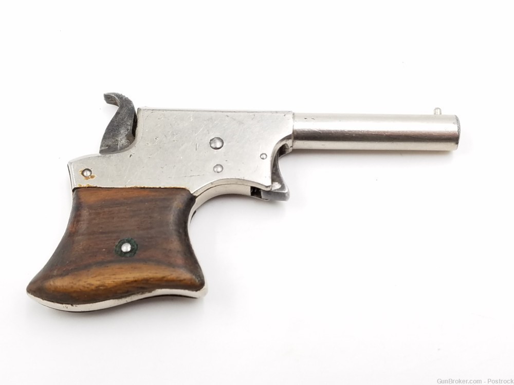 Remington Vest Pocket Saw Handle 22 short Single Shot Pistol Nickel Finish -img-5