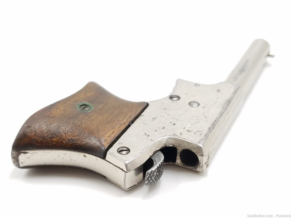 Remington Vest Pocket Saw Handle 22 short Single Shot Pistol Nickel Finish -img-7