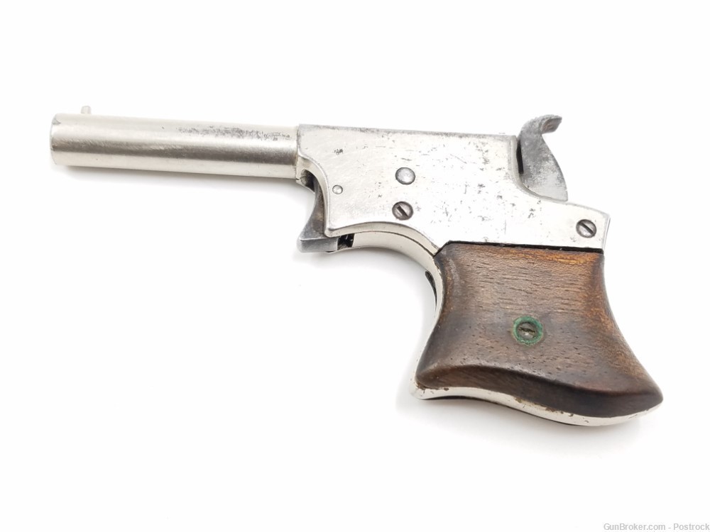 Remington Vest Pocket Saw Handle 22 short Single Shot Pistol Nickel Finish -img-0