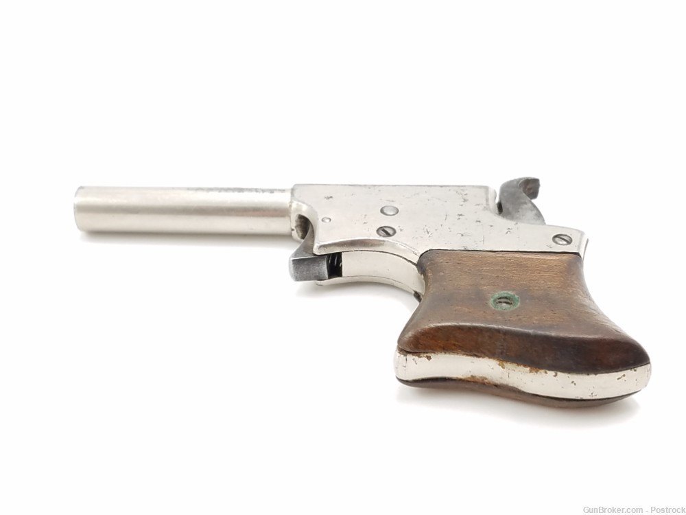 Remington Vest Pocket Saw Handle 22 short Single Shot Pistol Nickel Finish -img-12