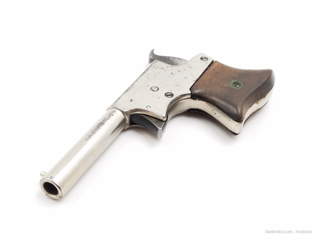 Remington Vest Pocket Saw Handle 22 short Single Shot Pistol Nickel Finish -img-11