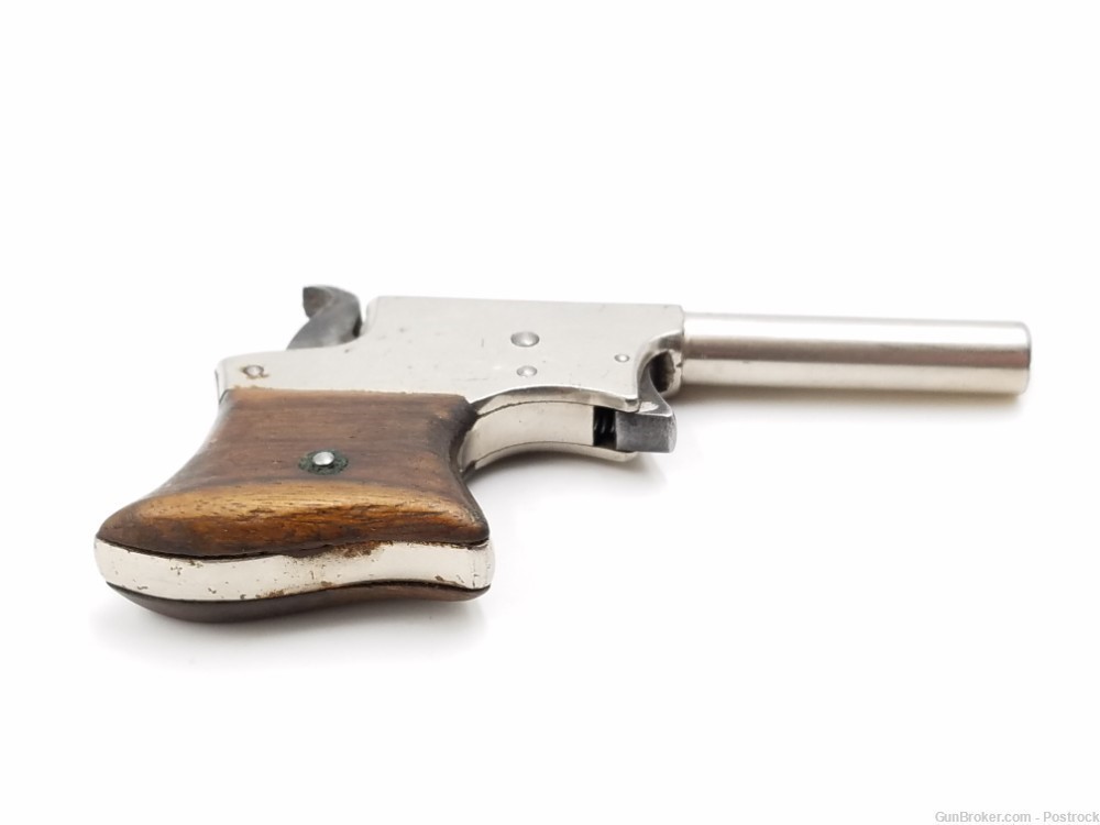 Remington Vest Pocket Saw Handle 22 short Single Shot Pistol Nickel Finish -img-8