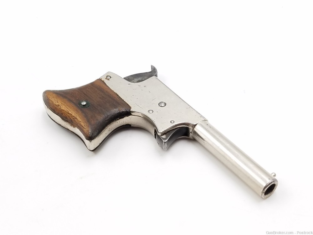 Remington Vest Pocket Saw Handle 22 short Single Shot Pistol Nickel Finish -img-9