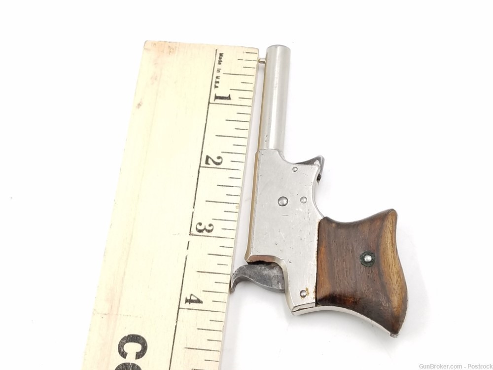 Remington Vest Pocket Saw Handle 22 short Single Shot Pistol Nickel Finish -img-3