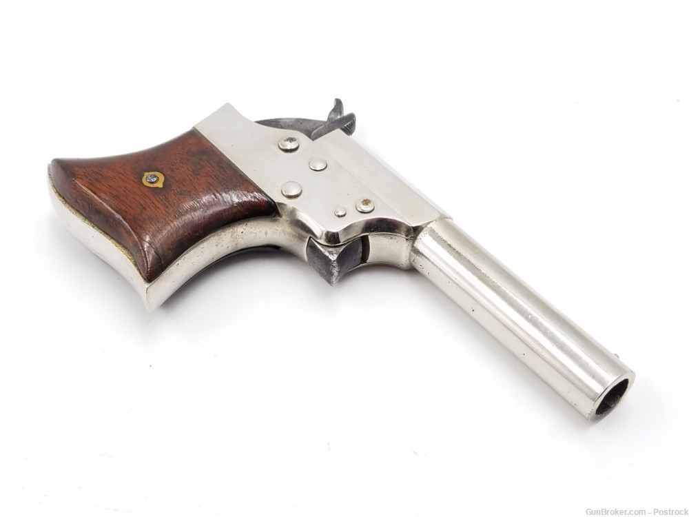 Remington Vest Pocket Saw Handle 41cal Single Shot Pistol Nickel Finish-img-10