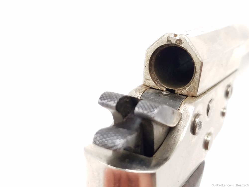 Remington Vest Pocket Saw Handle 41cal Single Shot Pistol Nickel Finish-img-4