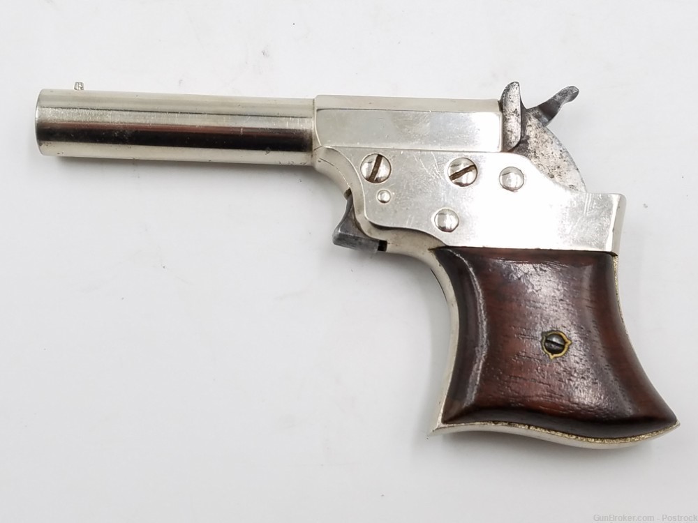 Remington Vest Pocket Saw Handle 41cal Single Shot Pistol Nickel Finish-img-14