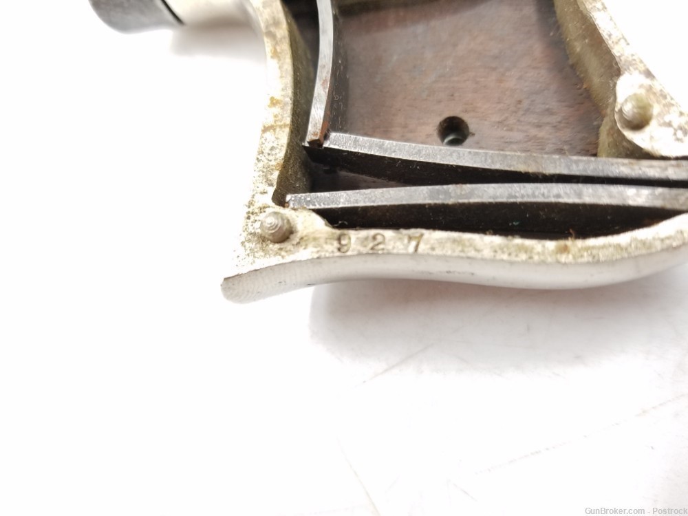 Remington Vest Pocket Saw Handle 41cal Single Shot Pistol Nickel Finish-img-6