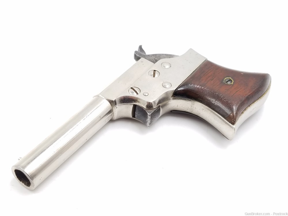 Remington Vest Pocket Saw Handle 41cal Single Shot Pistol Nickel Finish-img-2