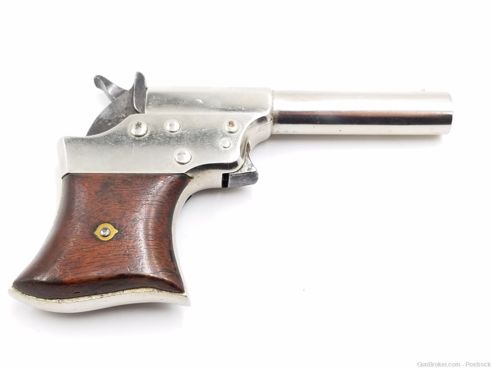 Remington Vest Pocket Saw Handle 41cal Single Shot Pistol Nickel Finish-img-12