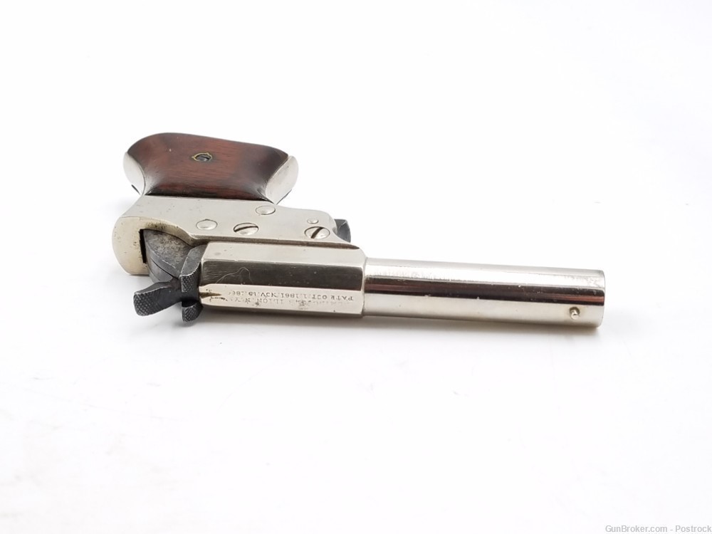 Remington Vest Pocket Saw Handle 41cal Single Shot Pistol Nickel Finish-img-0