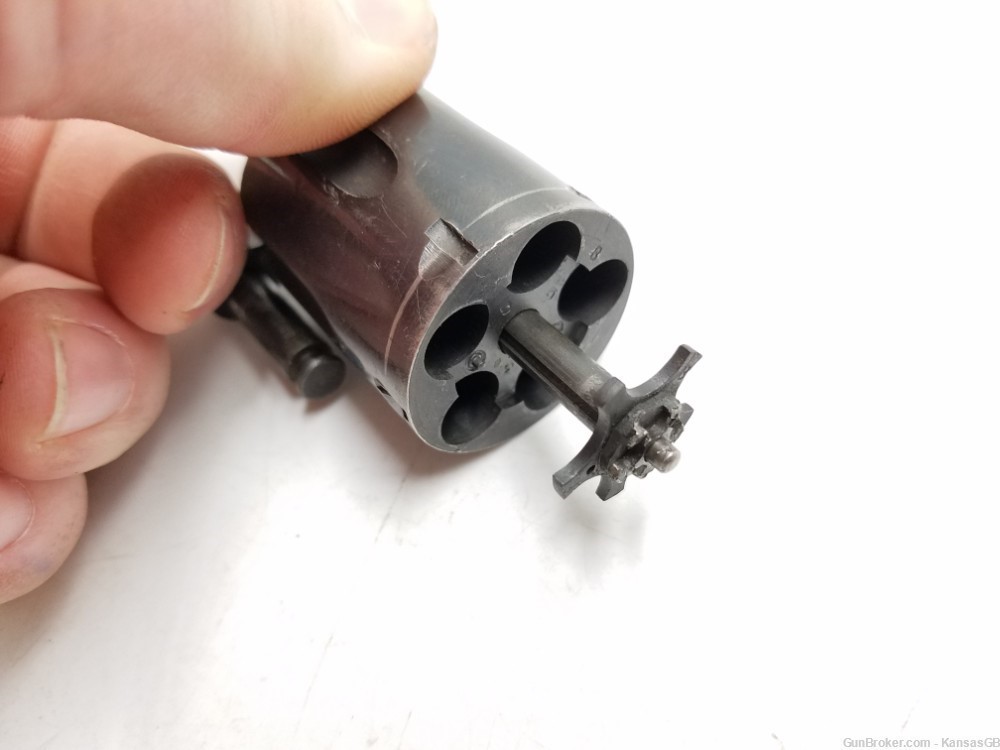 Rossi model Unknown Revolver Parts. Barrel 4", 5 shot Cylinder, Trigger &-img-8