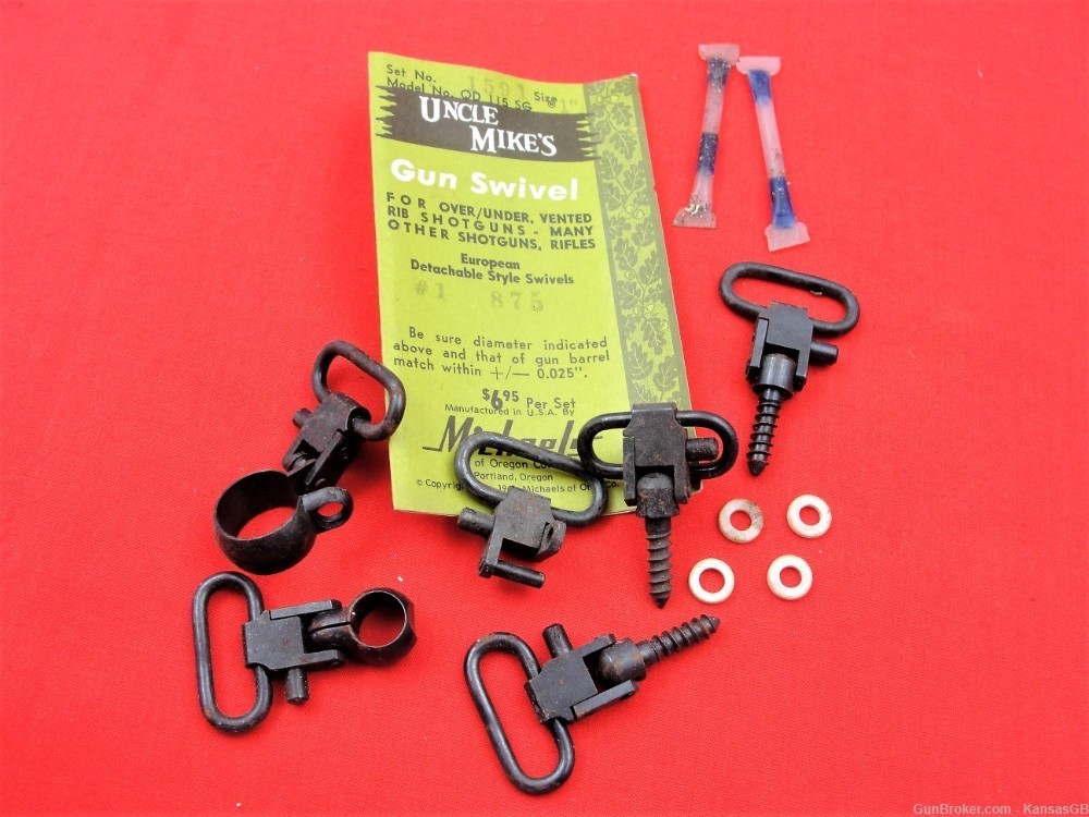 Uncle Mikes #1 875 1591 size 1" gun swivels-img-0