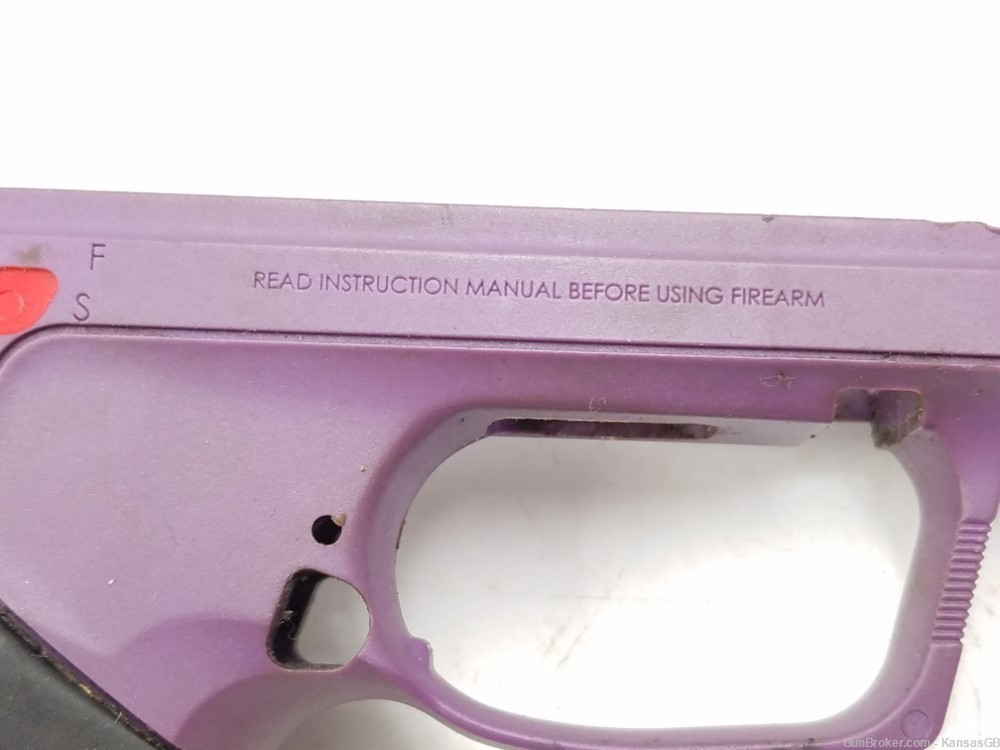Ruger SR22P 22lr Pistol Part: Grip Frame w/ Grip (Purple & Black)-img-5