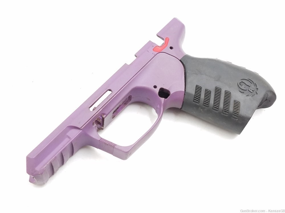 Ruger SR22P 22lr Pistol Part: Grip Frame w/ Grip (Purple & Black)-img-6