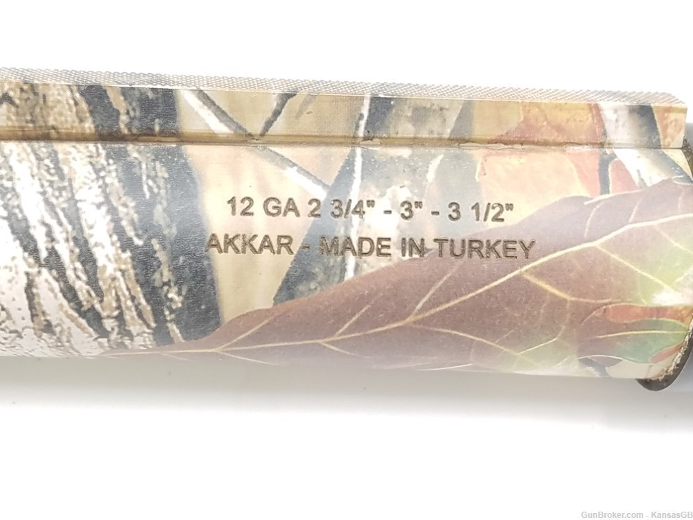 Akkar CZ Magnum Turkey 12ga 3.5" Shotgun Barrel cut at 15" Realtree Camo-img-2
