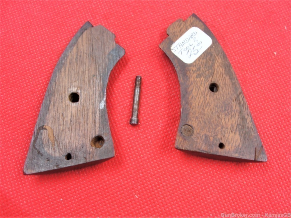 Standard tool walnut grips with screw-img-0