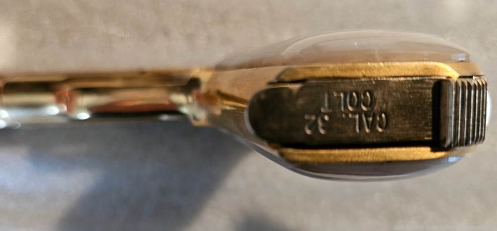 Colt 1903 Pocket Hammerless Engraved - Gold Color Engraved-img-6