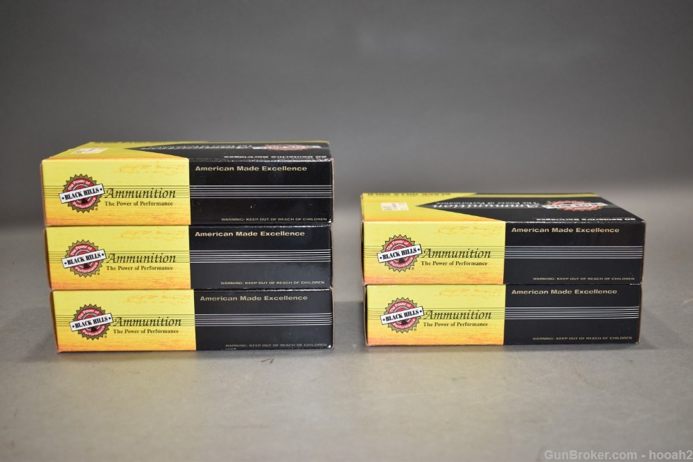 5 Boxes 100 Rds Black Hills Gold 270 Winchester 130G Hornady GMX Ammunition-img-5