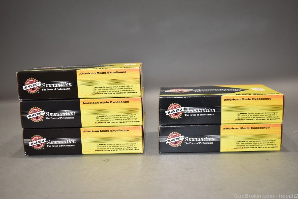 5 Boxes 100 Rds Black Hills Gold 270 Winchester 130G Hornady GMX Ammunition-img-3