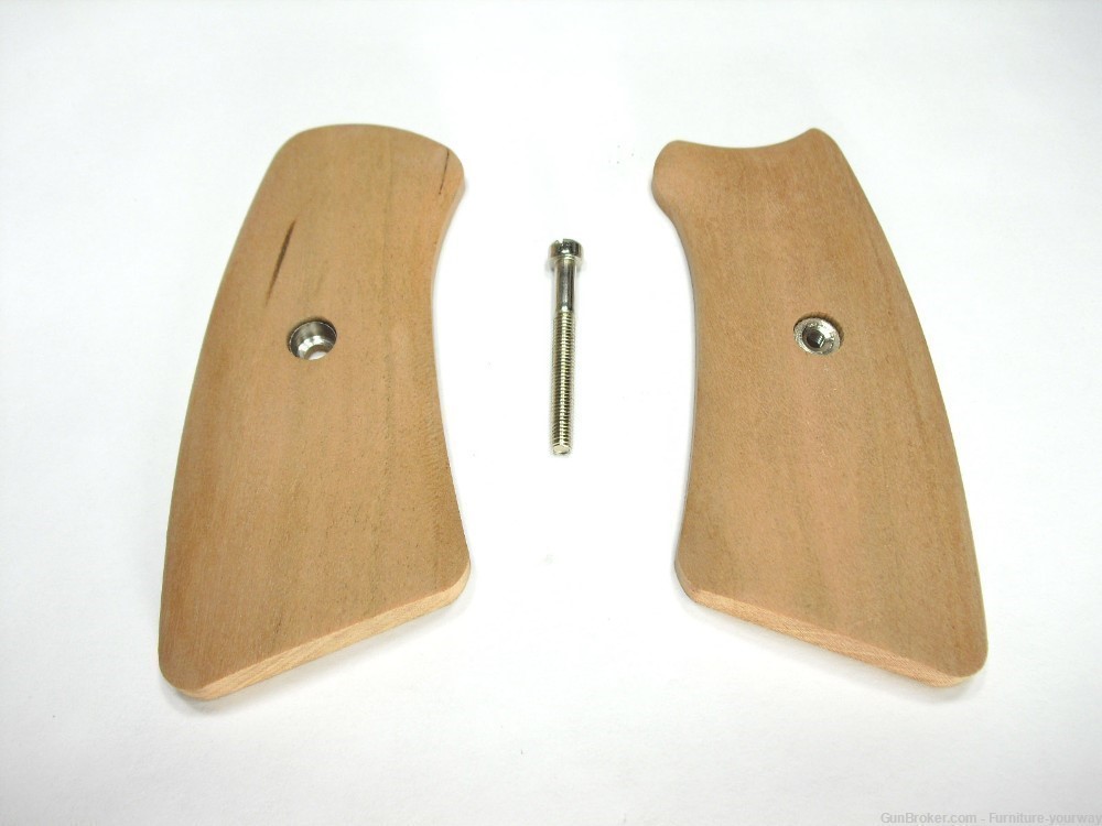 Unfinished Cherry Ruger Gp100 Grip Inserts-img-0