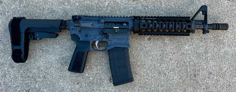 AR15 pistol. Mk18 clone. Billet. 10.5” barrel. Custom build. -img-0