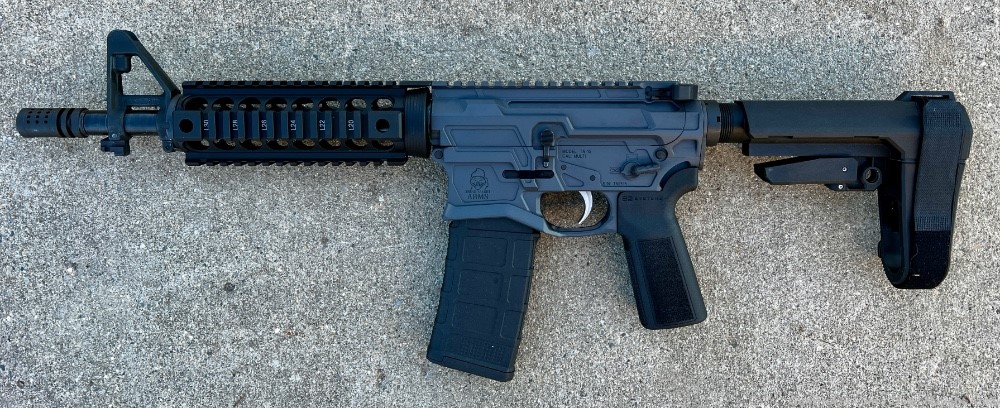 AR15 pistol. Mk18 clone. Billet. 10.5” barrel. Custom build. -img-1