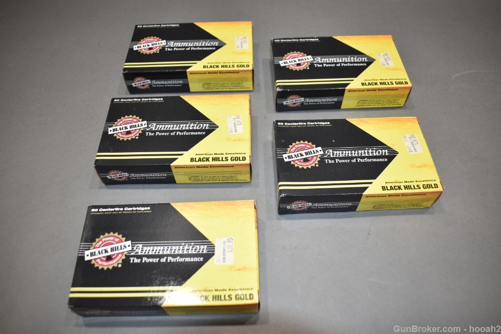 5 Boxes 100 Rds Black Hills Gold 270 Winchester 130 G Barnes TSX Ammunition-img-0