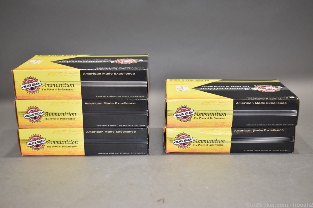 5 Boxes 100 Rds Black Hills Gold 270 Winchester 130 G Barnes TSX Ammunition-img-5