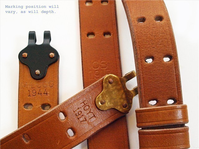 Take your pick-WWI or WW2 style M1907 sling repro CHOOSE MKG.-img-17
