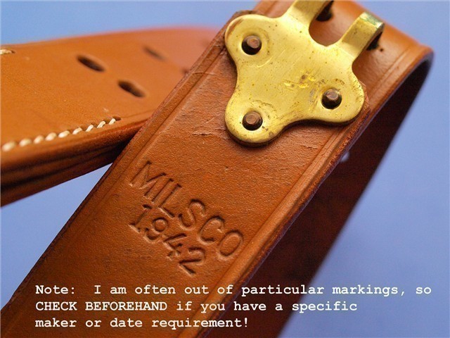 Take your pick-WWI or WW2 style M1907 sling repro CHOOSE MKG.-img-20