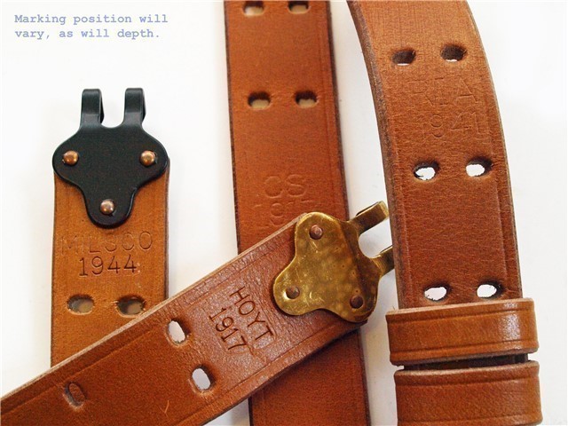 Take your pick-WWI or WW2 style M1907 sling repro CHOOSE MKG.-img-72