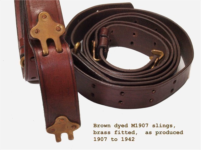 Take your pick-WWI or WW2 style M1907 sling repro CHOOSE MKG.-img-67